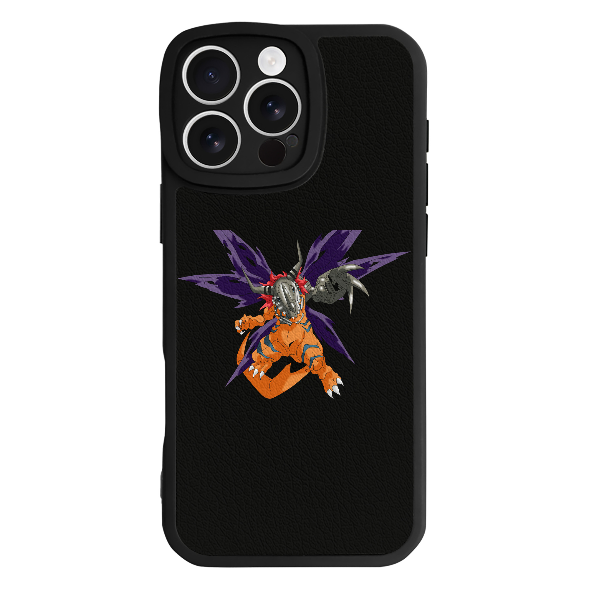 （画像用） Digimon デジタルモンスター/デジモン 【iPhone 16シリーズ対応】シリコンスマホケース（レザー調） 材質：シリコン